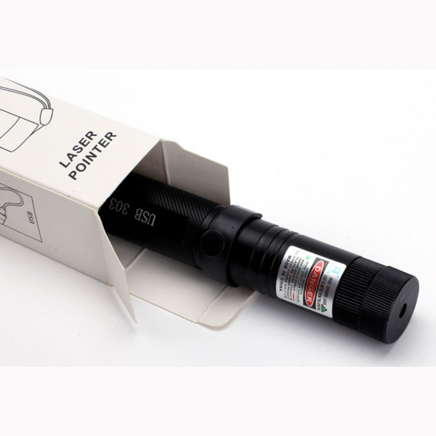 Rechargeable Laser Pointer Pen with Adjustable Focus and USB Charging - Image 4
