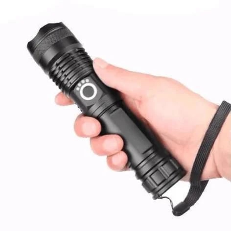 Rechargeable LED Flashlight with Adjustable Focus Beam and High Lumen Output - Image 3