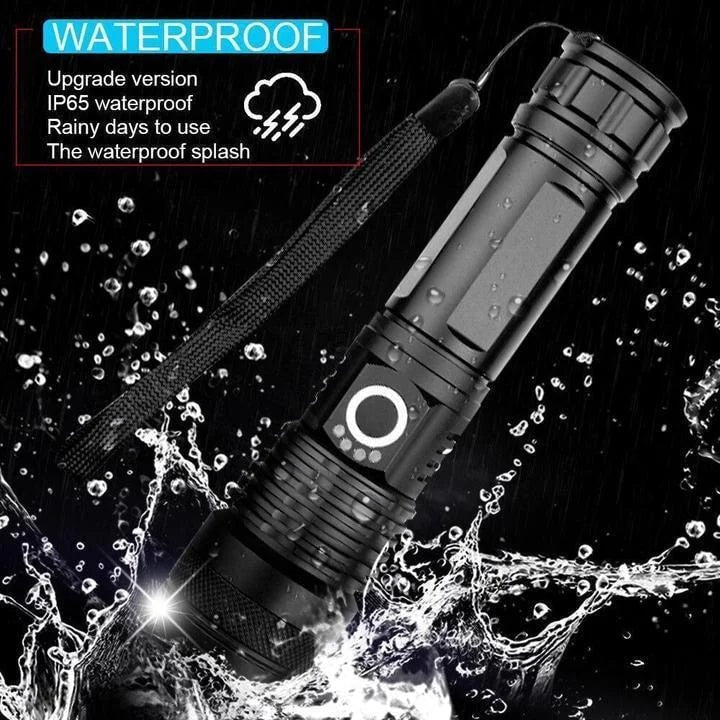 Rechargeable LED Flashlight with Adjustable Focus Beam and High Lumen Output - Image 4