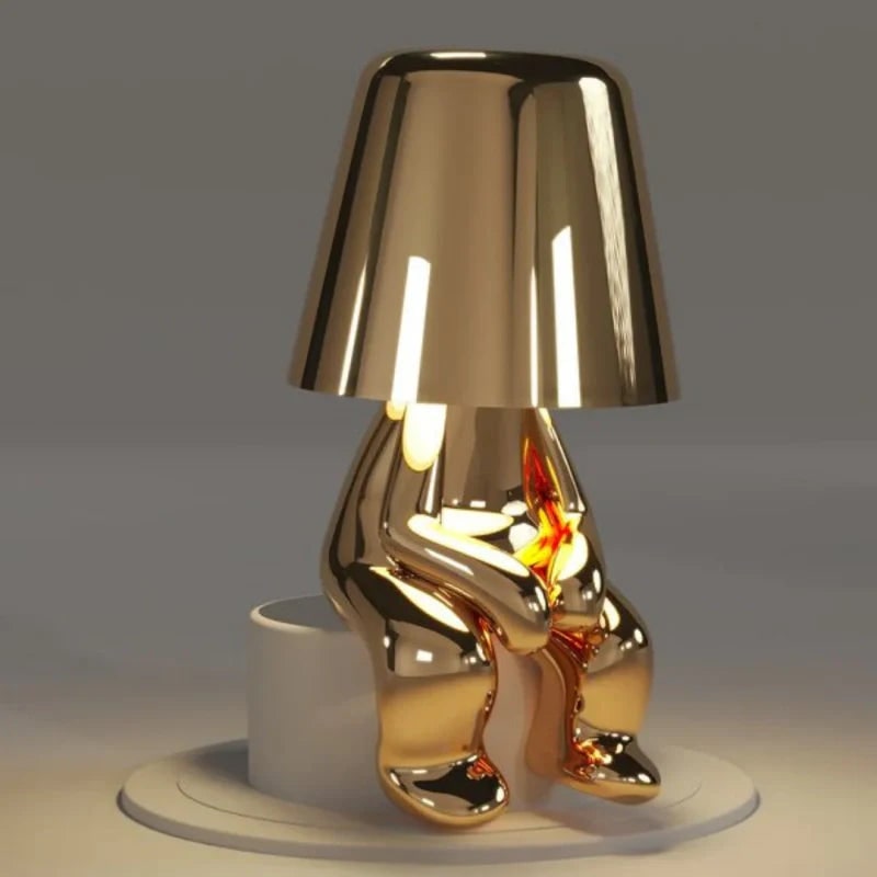 Rechargeable LED Table Lamp with Touch Dimming and Decorative Modern Design - Image 12