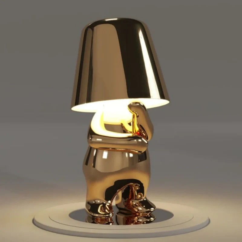 Rechargeable LED Table Lamp with Touch Dimming and Decorative Modern Design - Image 13