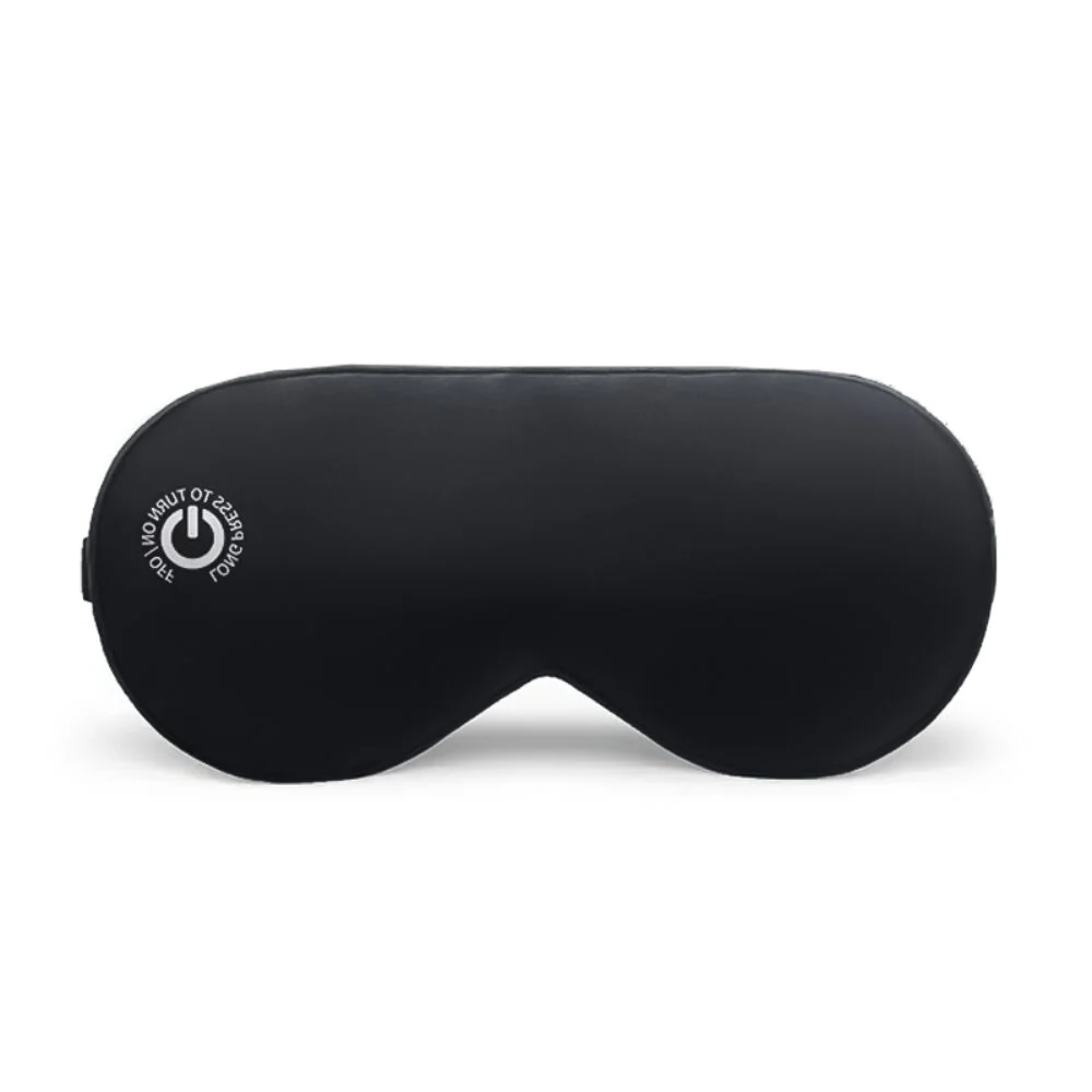 Rechargeable Sleep Silk Eye Mask with Heated Therapy and Adjustable Strap - Image 1