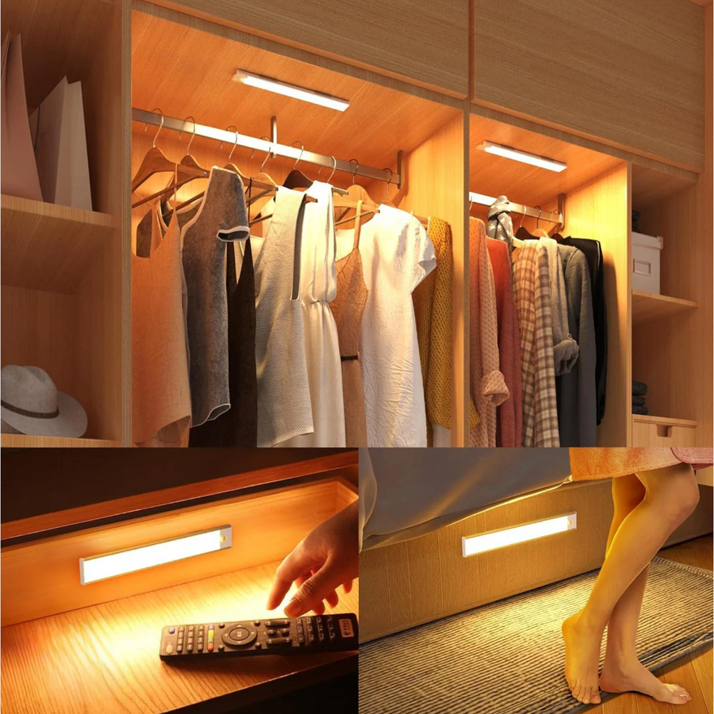 Rechargeable Under Cabinet LED Lights with Motion Sensor and Magnetic Mounting - Image 2