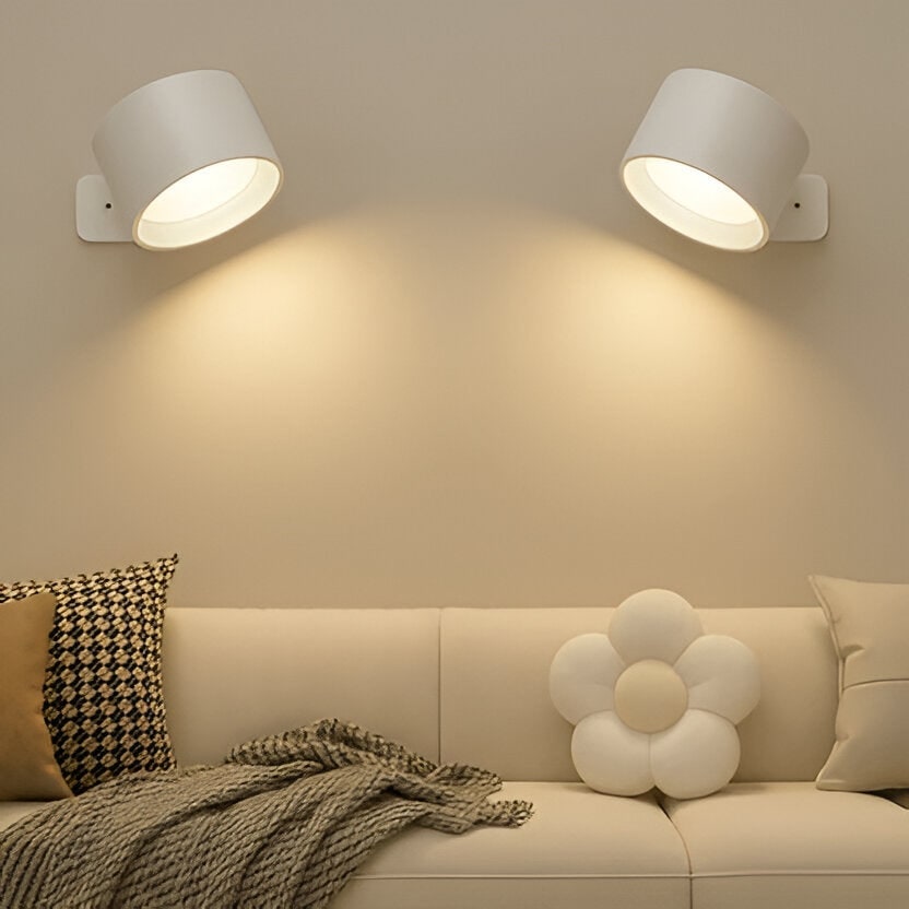 Rechargeable Wall Sconce with 360° Magnetic Rotation and Cordless LED Lighting - Image 1