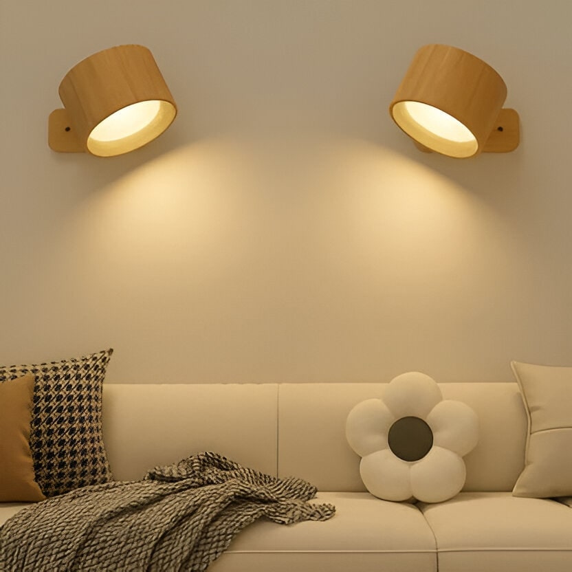 Rechargeable Wall Sconce with 360° Magnetic Rotation and Cordless LED Lighting - Image 3