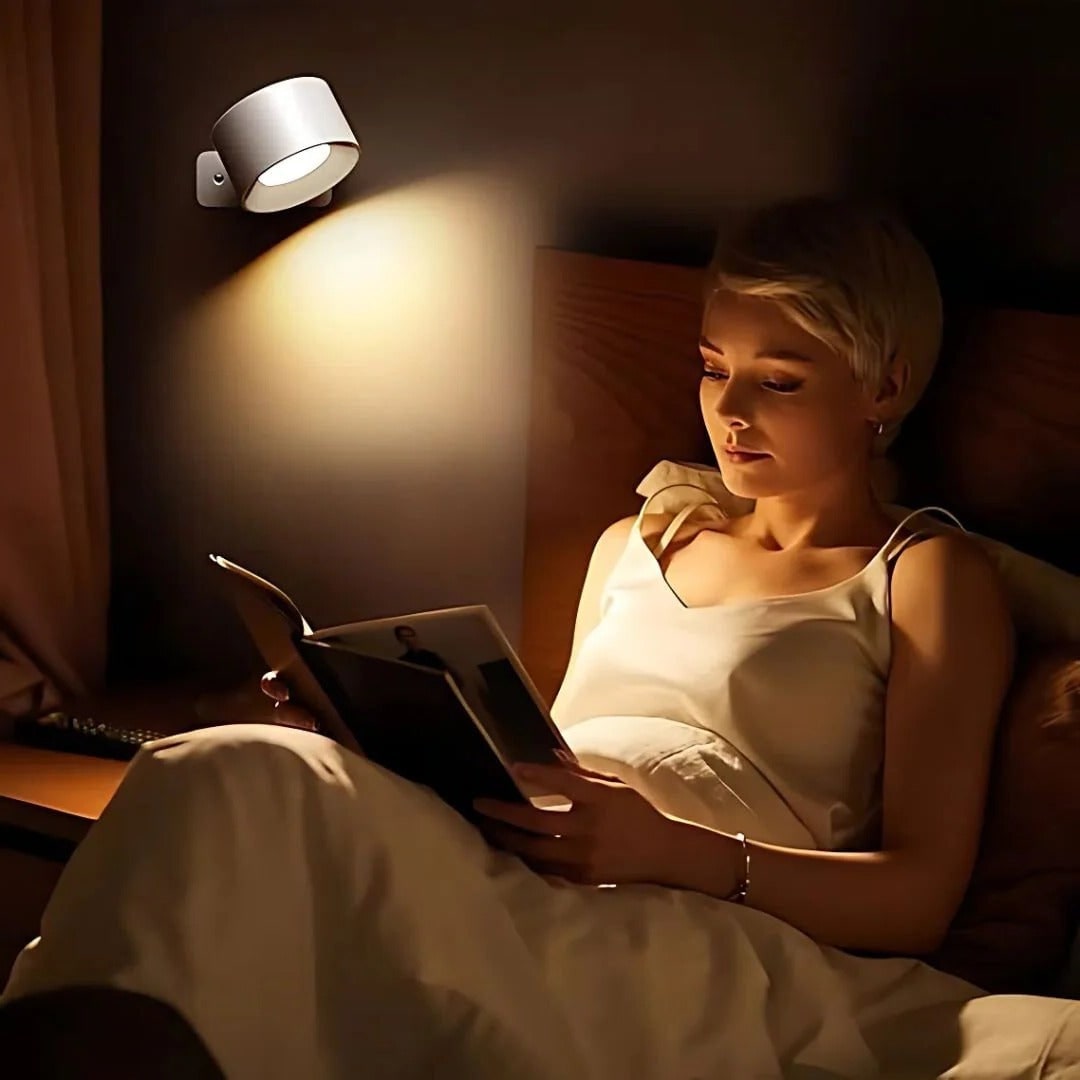 Rechargeable Wall Sconce with 360° Magnetic Rotation and Cordless LED Lighting - Image 4