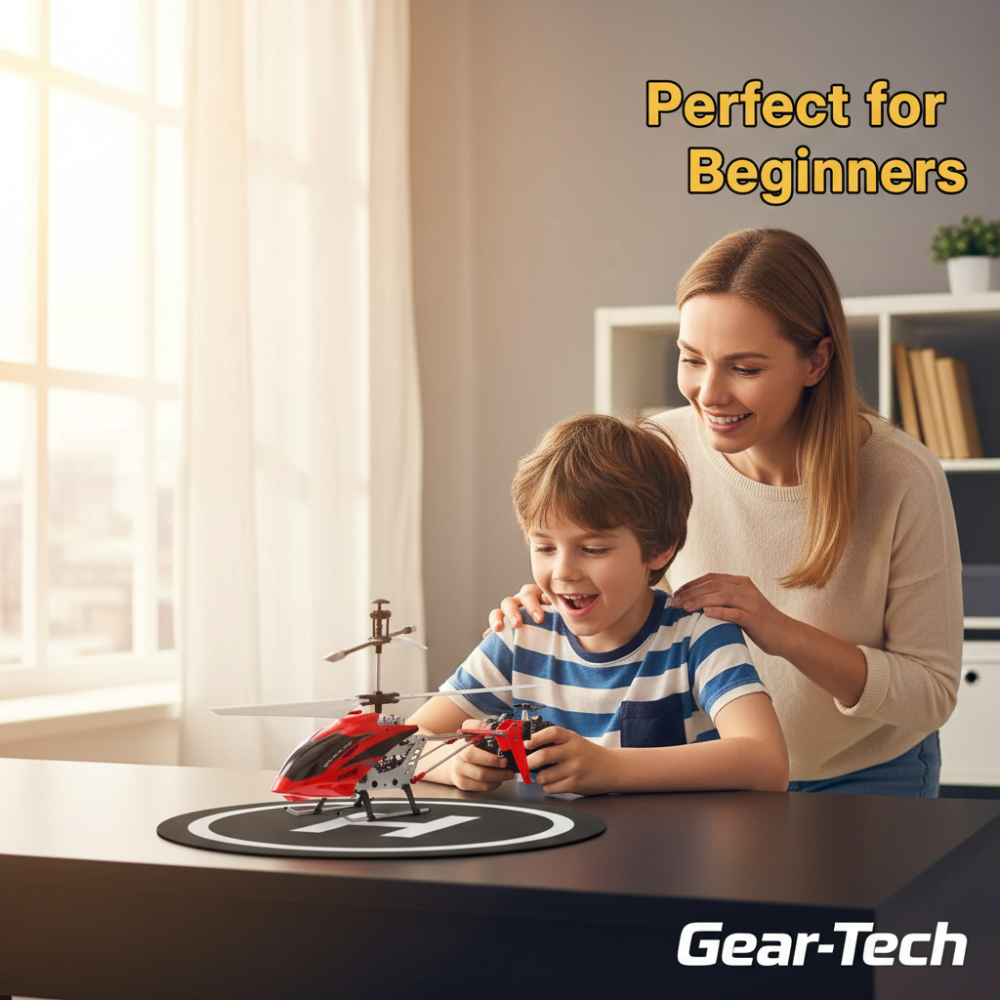 Remote Control Helicopter with Coaxial Rotors Metal Frame and USB Rechargeable Battery - Image 13