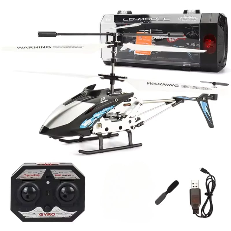 Remote Control Helicopter with Coaxial Rotors Metal Frame and USB Rechargeable Battery - Image 23