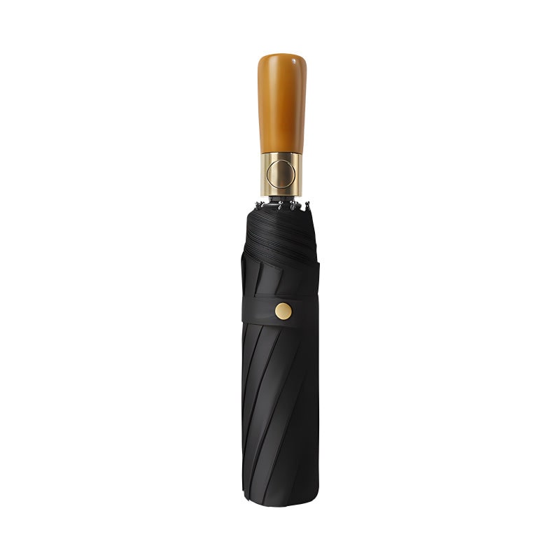 Repel Windproof Travel Umbrella with Wooden Handle and Automatic Folding - Image 10