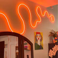 Rgb LED Strip Light with App Control and Flexible Neon Rope Design for Creative Indoor Lighting - Image 1