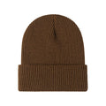 Ribbed Knit Beanie Hat for Mens and Winter with Folded Cuff - Image 1