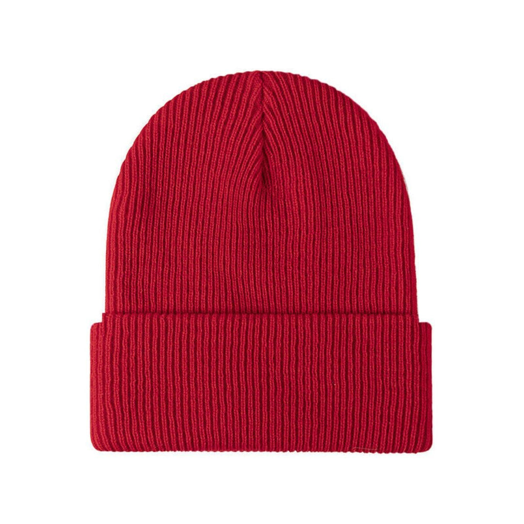 Ribbed Knit Beanie Hat for Mens and Winter with Folded Cuff - Image 5