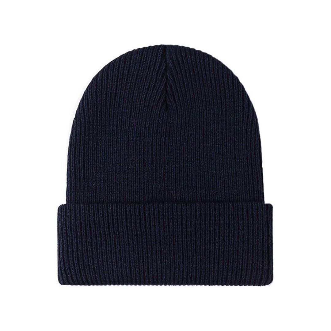 Ribbed Knit Beanie Hat for Mens and Winter with Folded Cuff - Image 6