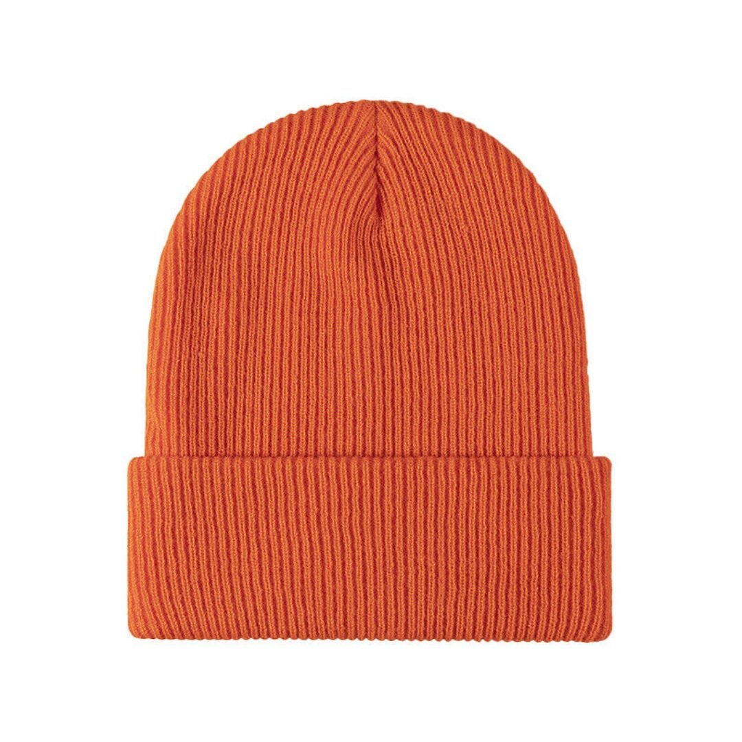 Ribbed Knit Beanie Hat for Mens and Winter with Folded Cuff - Image 7