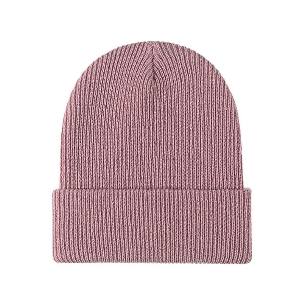 Ribbed Knit Beanie Hat for Mens and Winter with Folded Cuff - Image 8