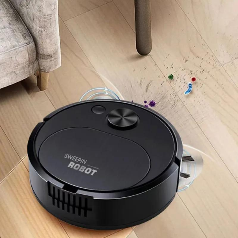 Robotic Vacuum Cleaner with Dual Side Brushes and Low-Profile Design for Hard Floor Cleaning - Image 4