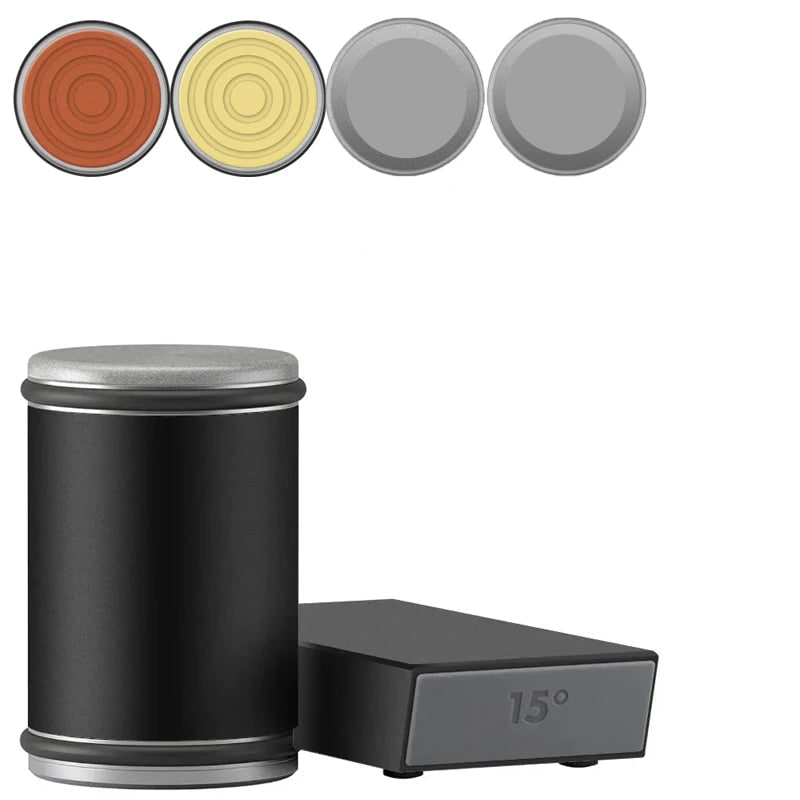 Rolling Knife Sharpener with Magnetic Angle Guide and Diamond Abrasive Discs - Image 23
