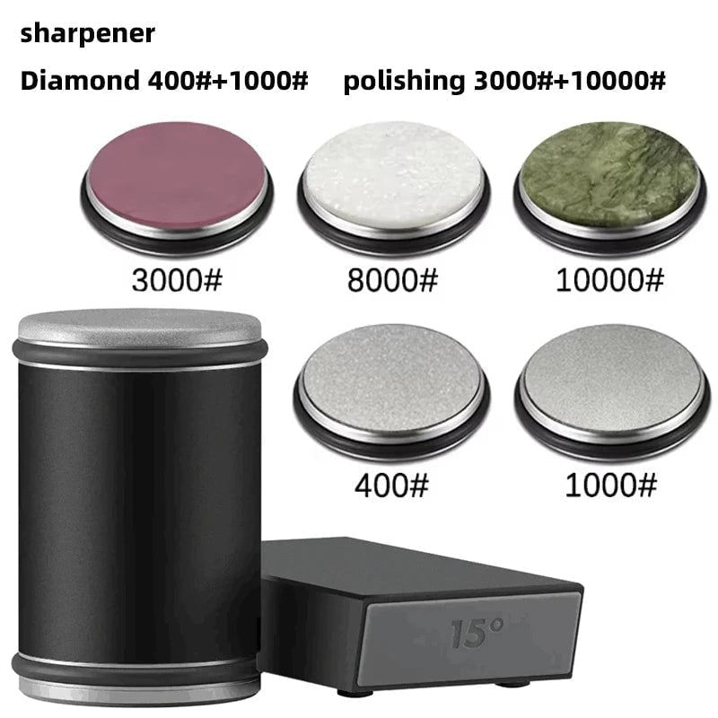 Rolling Knife Sharpener with Magnetic Base and Dual Angle Diamond Abrasive - Image 62