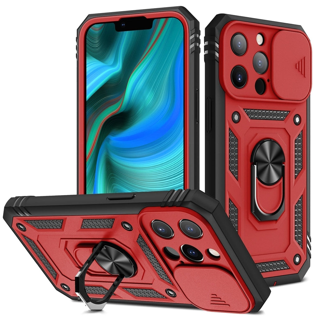 Rugged Phone Case with Shockproof Drop Proof Protection and Rotating Kickstand - Image 4
