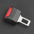 Seat Belt Extender with Metal Buckle Set of 2 Black Rigid Plastic Housing - Image 1