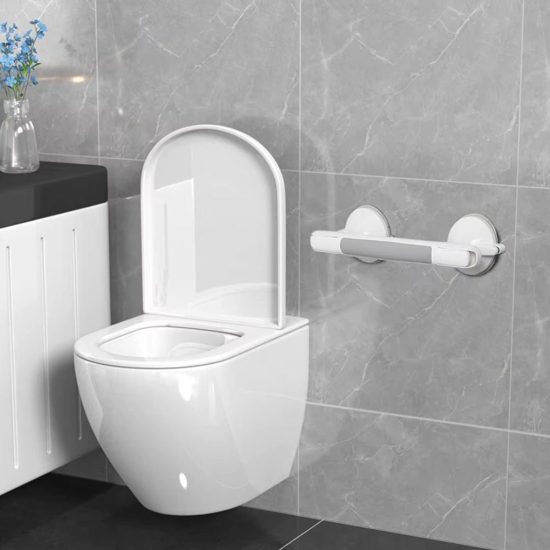 Shower Grab Bar with Suction Cups and Safety Indicator for Bathroom Bathtub - Image 3