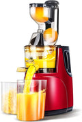 Slow Masticating Juicer Cold Press Electric with Wide Mouth Chute and Dual Pitchers - Image 1
