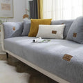 Sofa Couch Cover with Thick Plush Teddy Fleece and Non-Slip Design for Pet Protection - Image 1