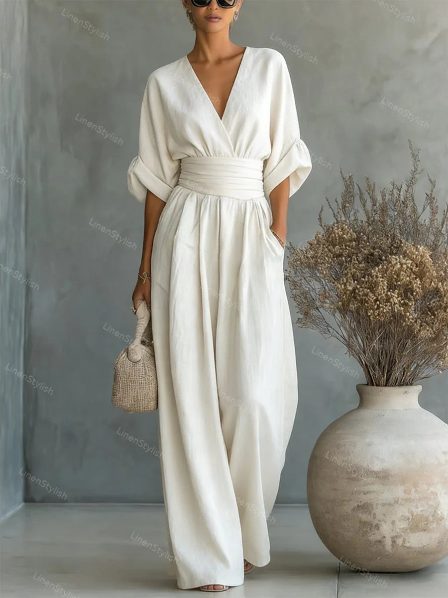 Sofia | Jumpsuit Donna Scollo V Cintura