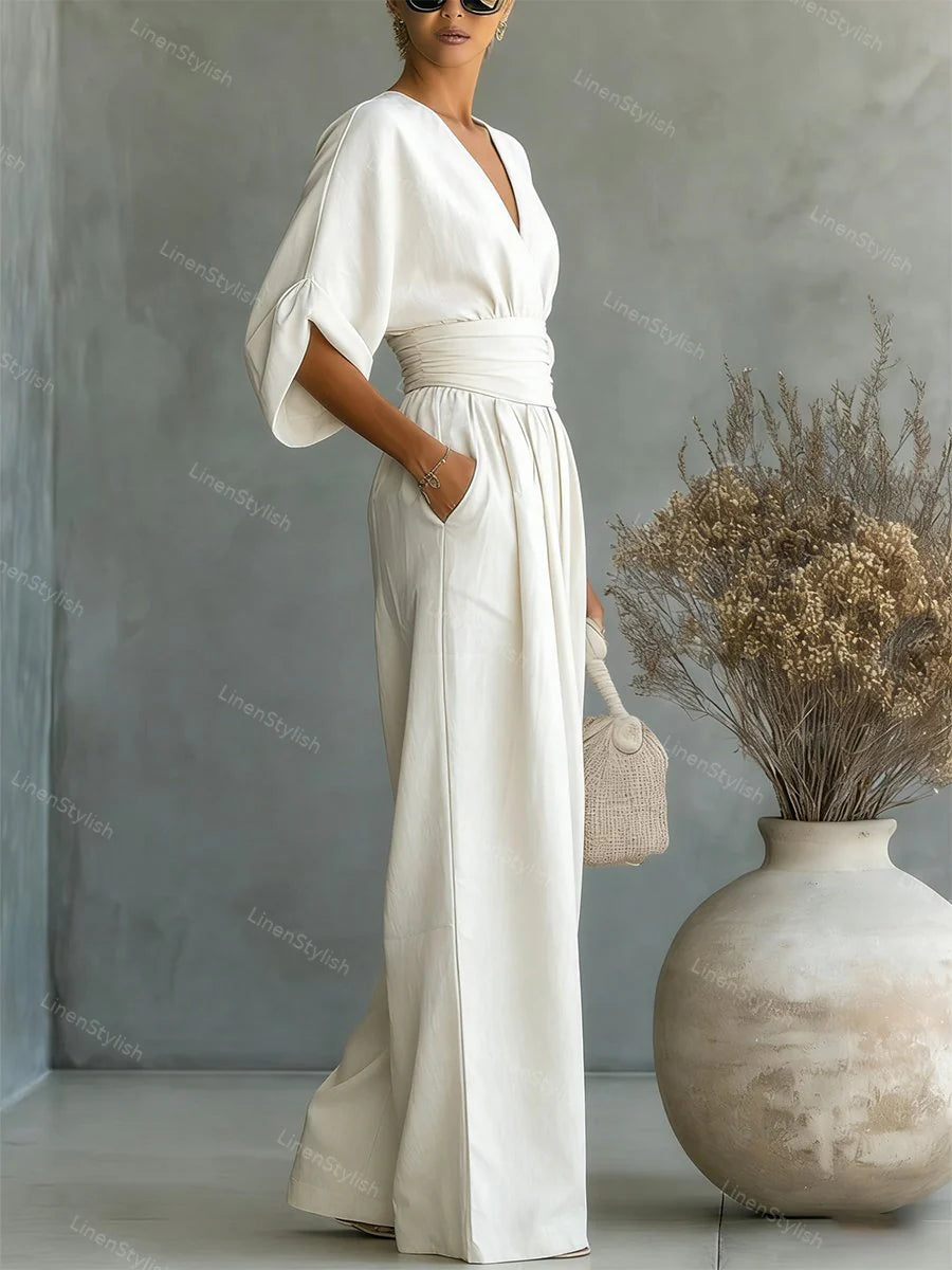 Sofia | Jumpsuit Donna Scollo V Cintura