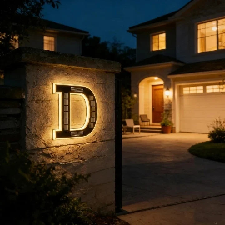 Solar House Numbers with LED Backlit Address Sign and Automatic Dusk Lighting - Image 18