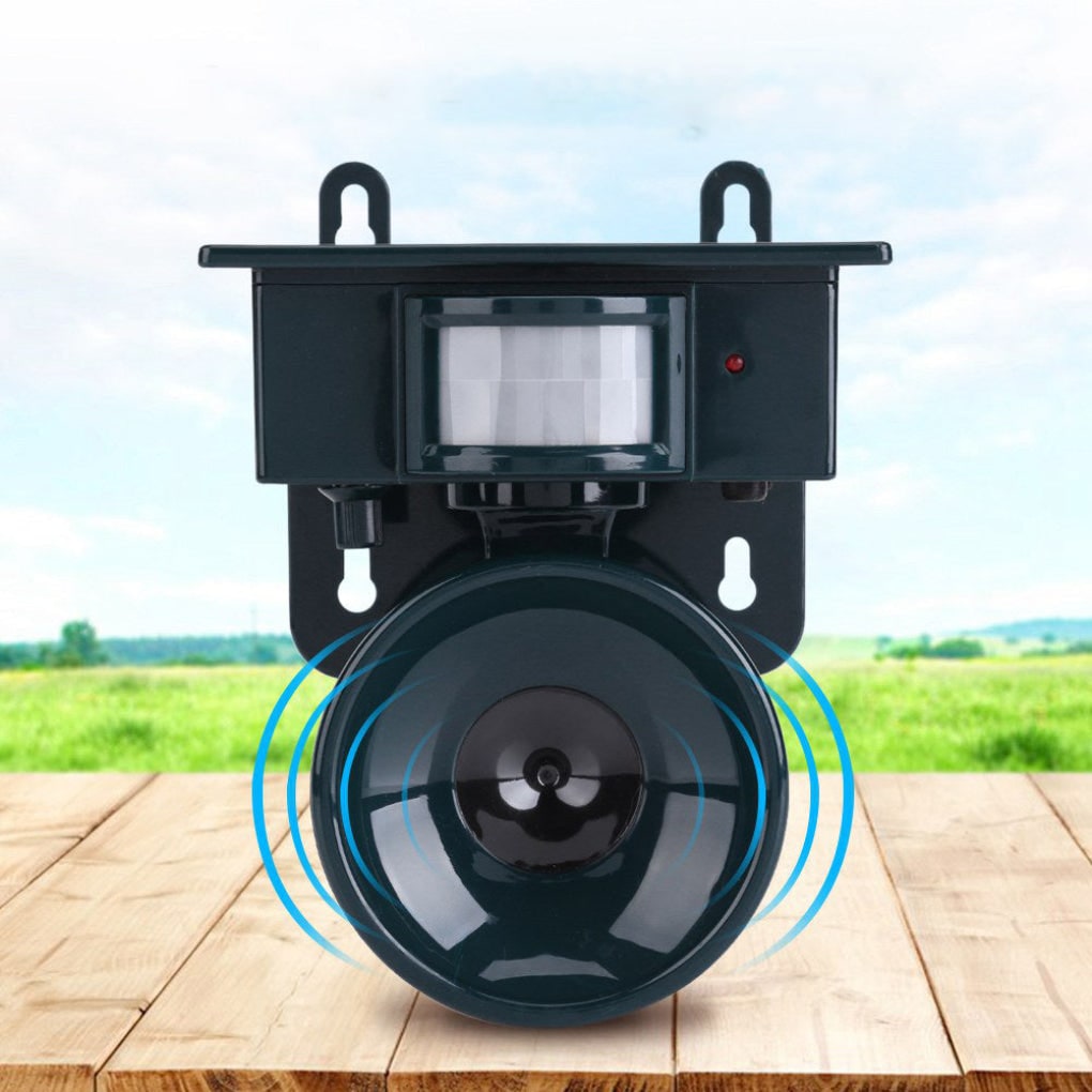 Solar-Powered Motion-Activated Bird Deterrent with Ultrasonic Pest Repeller and Adjustable Frequency - Image 10