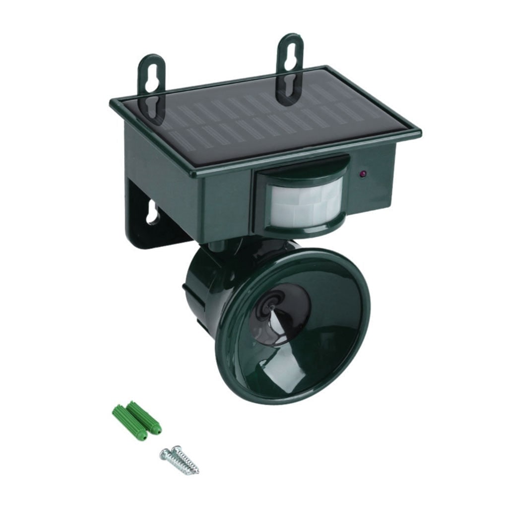 Solar-Powered Motion-Activated Bird Deterrent with Ultrasonic Pest Repeller and Adjustable Frequency - Image 13