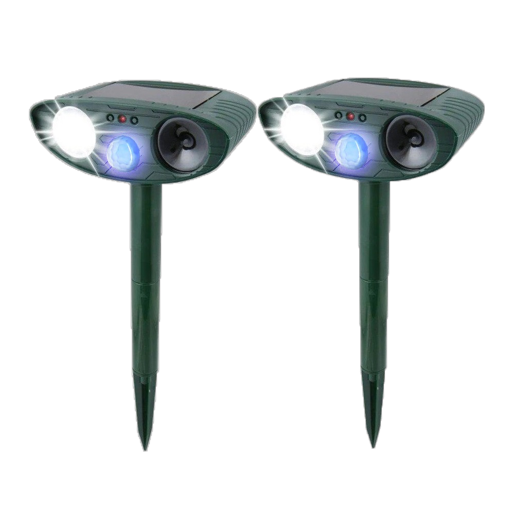 Solar Powered Ultrasonic Mouse Repellent with LED Flashing Lights and Ground Stake - Image 19