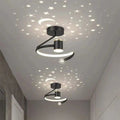 Star Ceiling Light with Semi Flush Mount LED and Dimmable Projection for Bedroom - Image 4