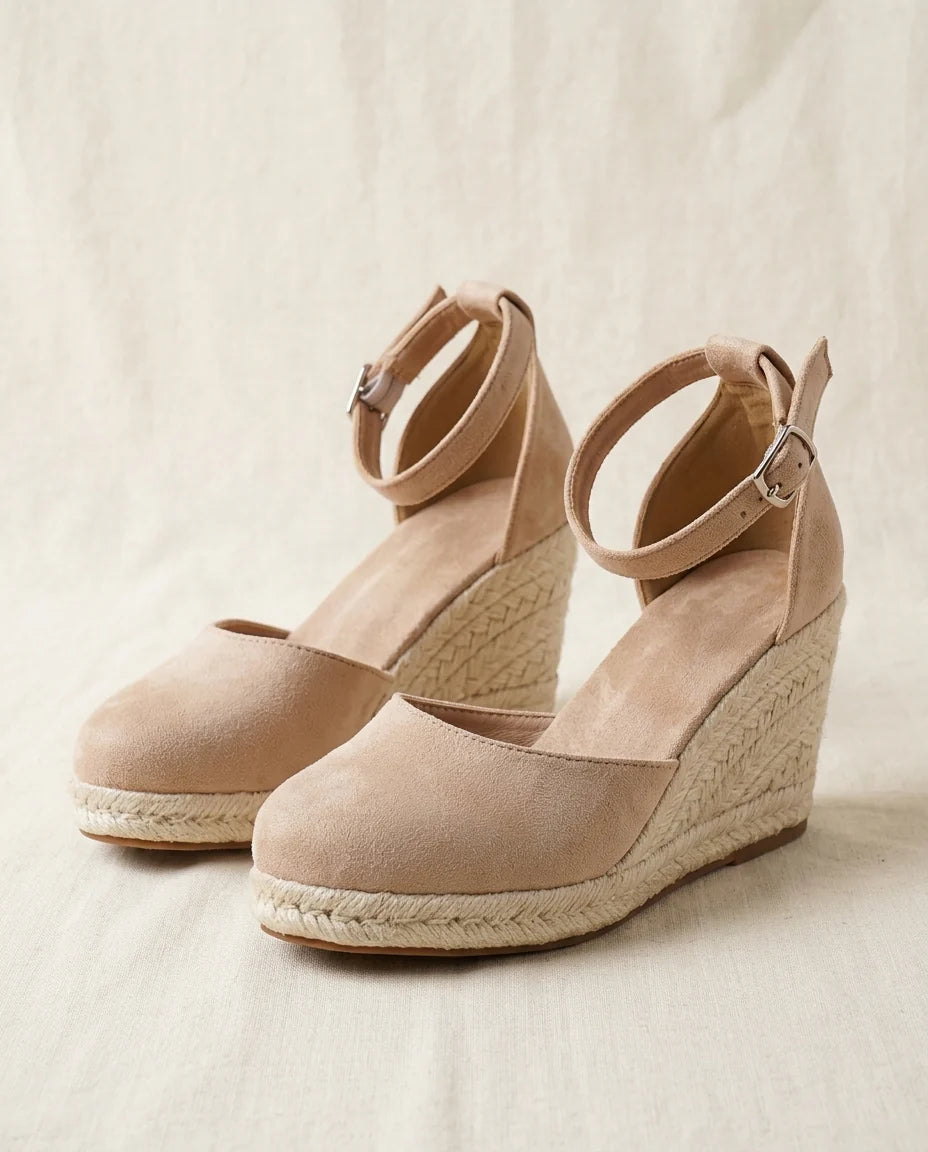 Stella | Sandali Espadrillas Donna Zeppa Cinturino Caviglia