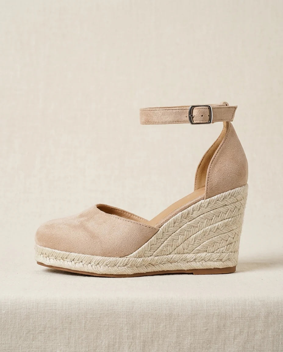 Stella | Sandali Espadrillas Donna Zeppa Cinturino Caviglia