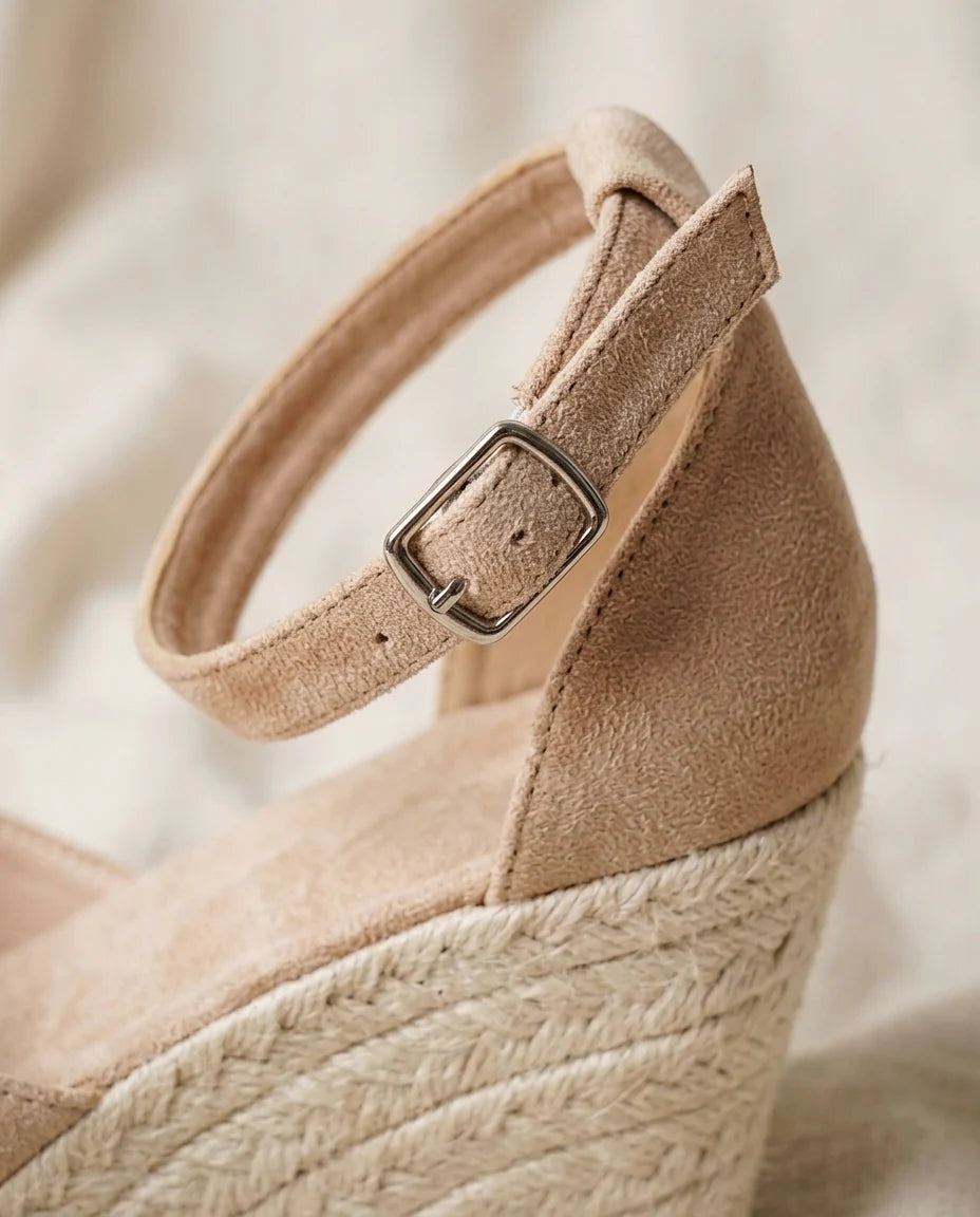 Stella | Sandali Espadrillas Donna Zeppa Cinturino Caviglia