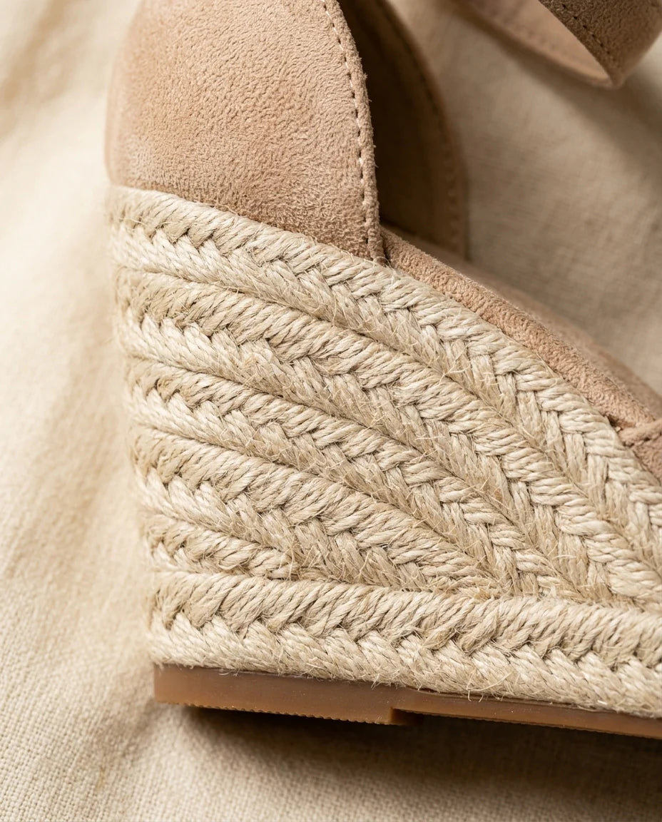 Stella | Sandali Espadrillas Donna Zeppa Cinturino Caviglia