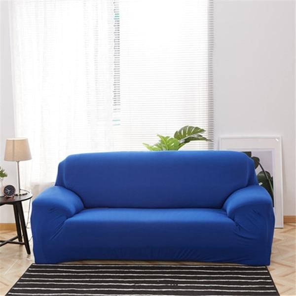 Stretch Sofa Cover with Elastic Fitted Slipcover and Wrinkle-Resistant Knit Fabric - Image 14