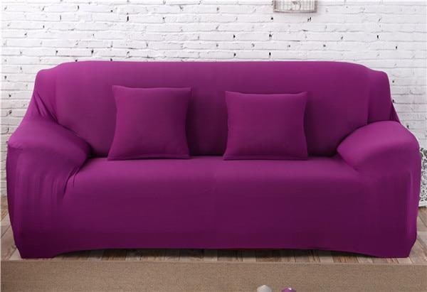 Stretch Sofa Cover with Elastic Fitted Slipcover and Wrinkle-Resistant Knit Fabric - Image 19