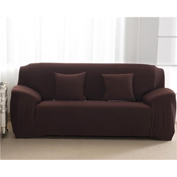 Stretch Sofa Cover with Elastic Fitted Slipcover and Wrinkle-Resistant Knit Fabric - Image 2
