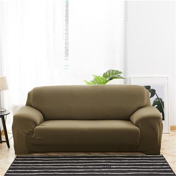 Stretch Sofa Cover with Elastic Fitted Slipcover and Wrinkle-Resistant Knit Fabric - Image 21