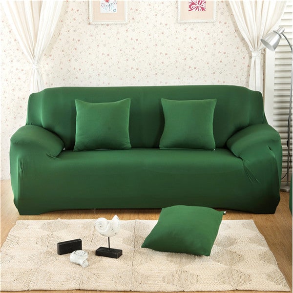 Stretch Sofa Cover with Elastic Fitted Slipcover and Wrinkle-Resistant Knit Fabric - Image 25
