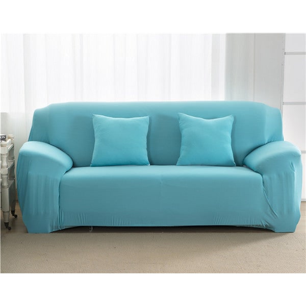Stretch Sofa Cover with Elastic Fitted Slipcover and Wrinkle-Resistant Knit Fabric - Image 27