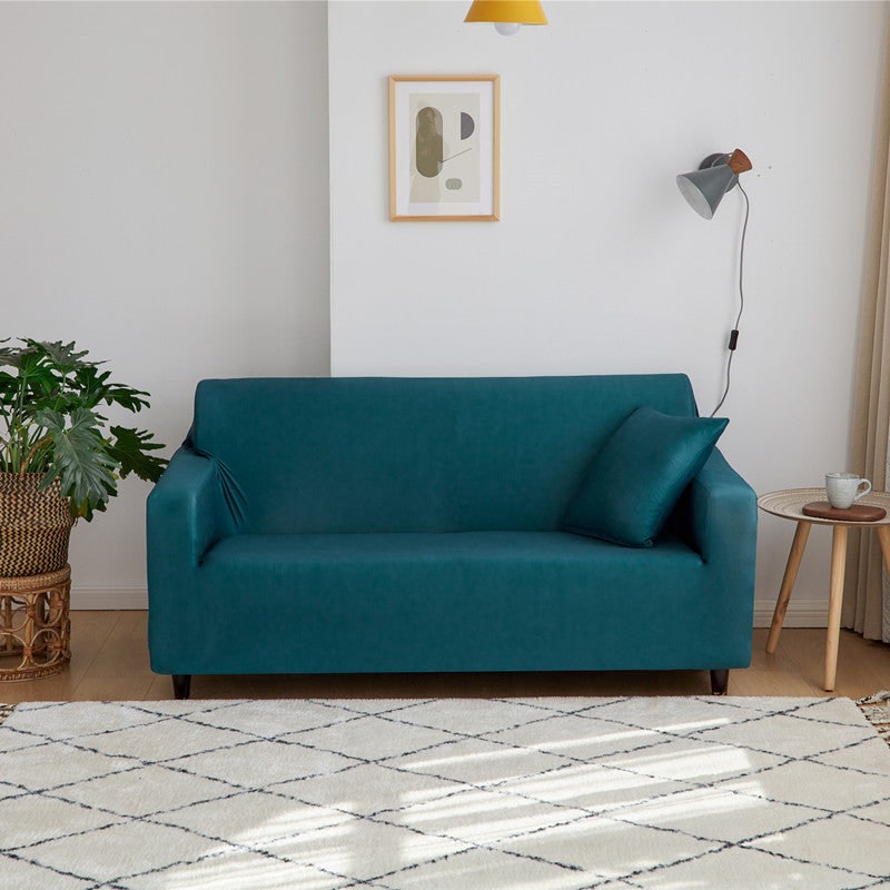 Stretch Sofa Cover with Elastic Fitted Slipcover and Wrinkle-Resistant Knit Fabric - Image 29