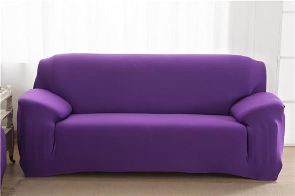 Stretch Sofa Cover with Elastic Fitted Slipcover and Wrinkle-Resistant Knit Fabric - Image 3