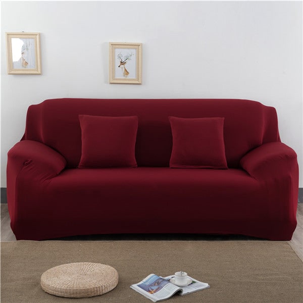 Stretch Sofa Cover with Elastic Fitted Slipcover and Wrinkle-Resistant Knit Fabric - Image 43