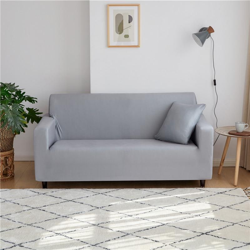 Stretch Sofa Cover with Elastic Fitted Slipcover and Wrinkle-Resistant Knit Fabric - Image 47
