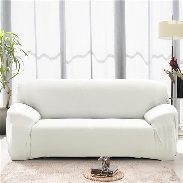 Stretch Sofa Cover with Elastic Fitted Slipcover and Wrinkle-Resistant Knit Fabric - Image 6