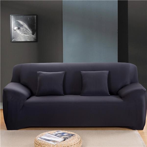 Stretch Sofa Cover with Elastic Fitted Slipcover and Wrinkle-Resistant Knit Fabric - Image 7